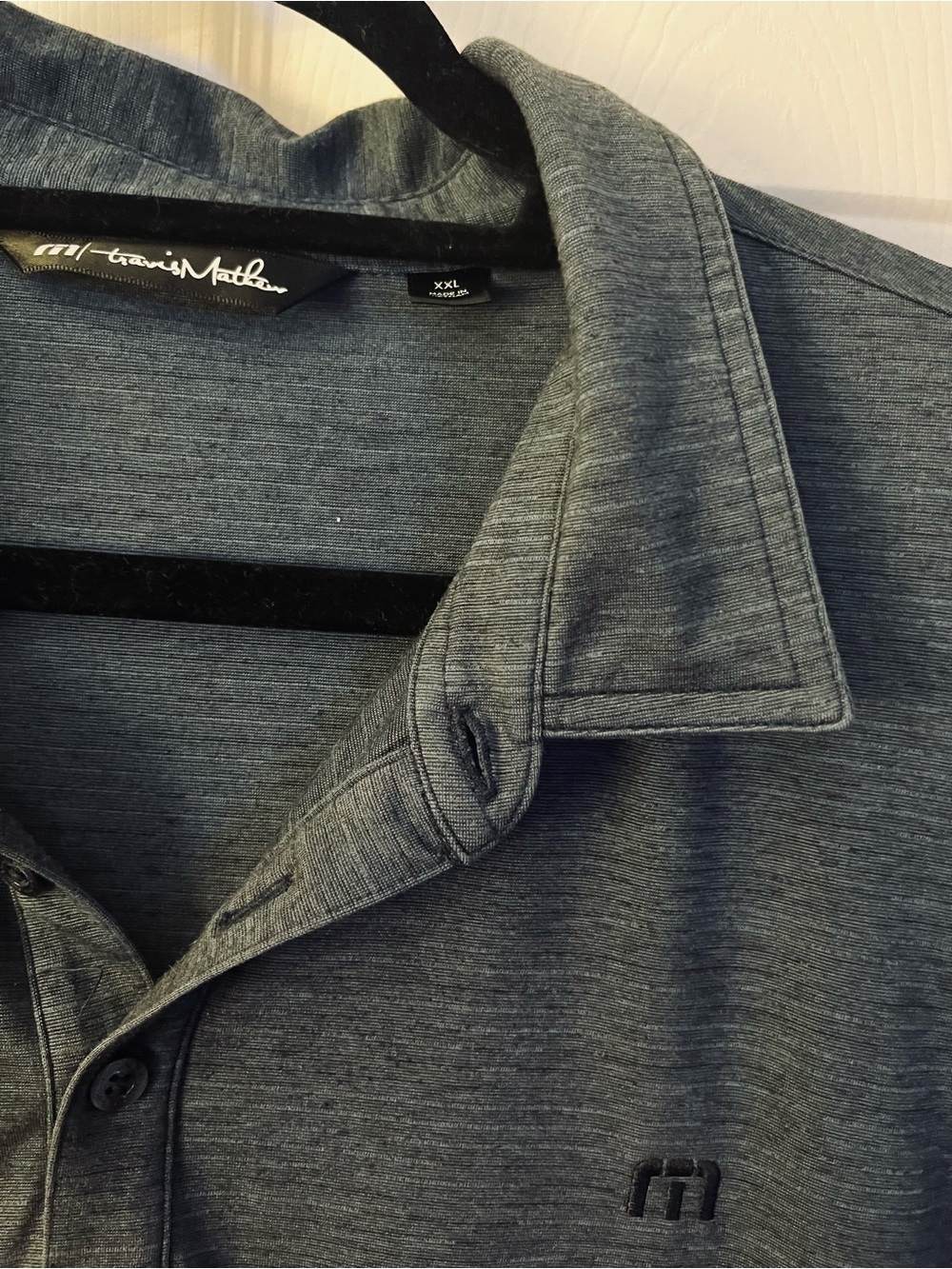Travis Mathew Men’s Charcoal Grey Polo